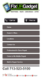 Mobile Screenshot of fixurgadget.com